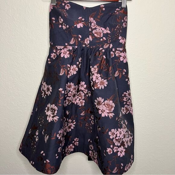 🔥 Free People🔥 strapless floral babydoll dress 🌺 pockets 🌺 XS - Picture 1 of 7